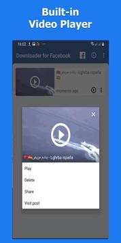 HD Video Downloader for Facebook without login screenshot 7