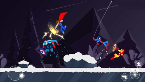 Supreme Stickman Warriors - 2 Player Duel screenshot 3