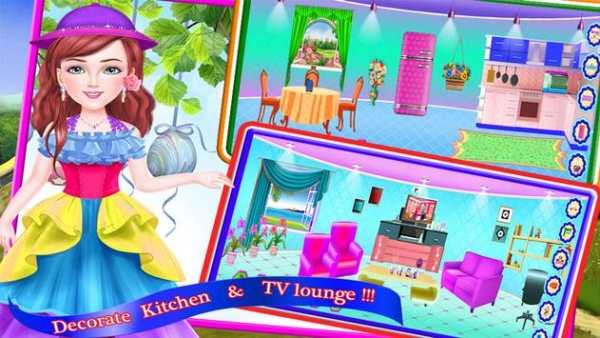 Princess Doll House Interior Decorating game screenshot 4
