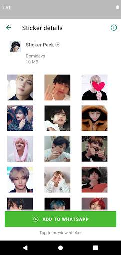 BTS stickers con movimiento para Whatsapp screenshot 6