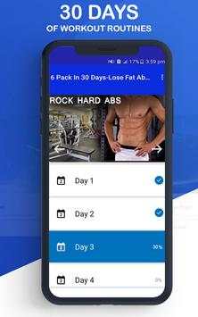 6 Packs In 30 Days - Lose Fat ABS Workout 6 تصوير الشاشة