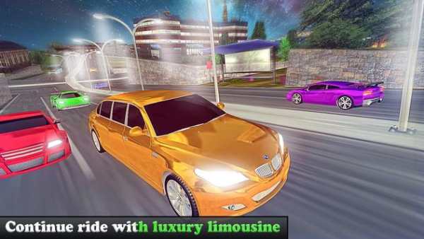 Limo Taxi Car Driving Fun Simulator 🚙 screenshot 3
