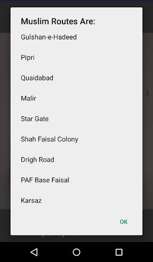 Karachi Bus Route Locator screenshot 4