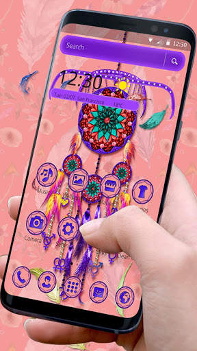 Pink Pastel Dreamcatcher Theme screenshot 1