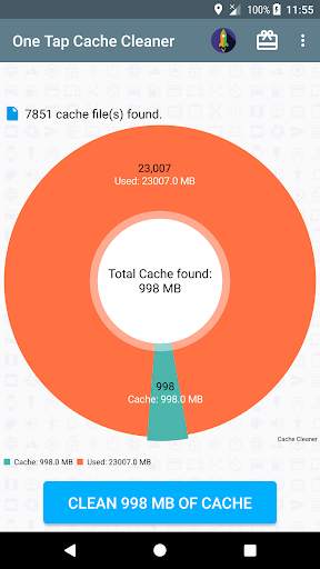 One Tap Cache Cleaner screenshot 2
