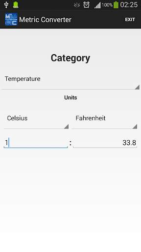 Metric Converter screenshot 3