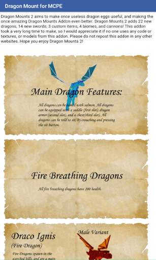 Dragon Mounts 2 for Minecraft PE screenshot 3