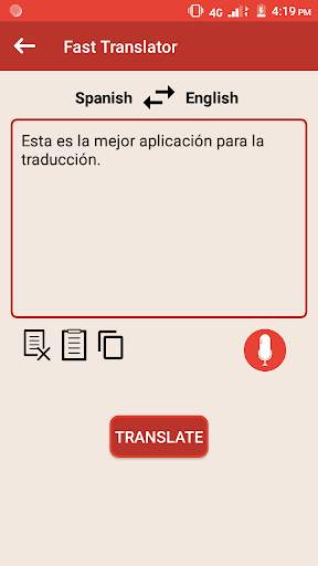 English Spanish Voice Translator Speak & Translate скриншот 5