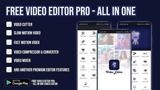 Free Video Editor Pro - All in One Video Editor screenshot 1