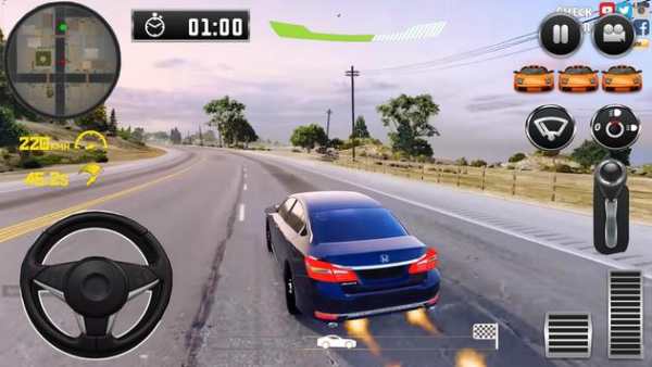 City Driving Honda Car Simulator screenshot 1