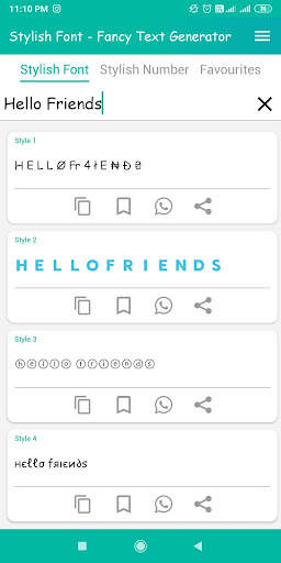 Stylish Font – Fancy Text Generator screenshot 1
