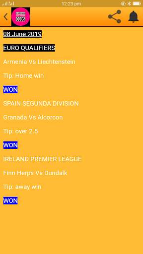 2  ACCURATE DAILY WINNING ODDS स्क्रीनशॉट 3