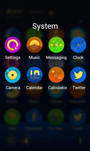 Midnight GO LAUNCHER THEME screenshot 4