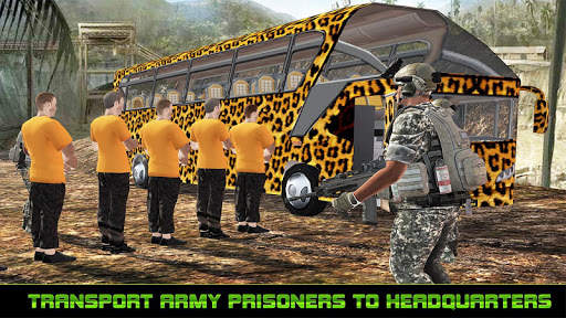 Offroad US Army Bus Transport screenshot 6