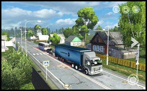 Euro Truck : Cargo Delivery Driving Simulator 3D screenshot 2