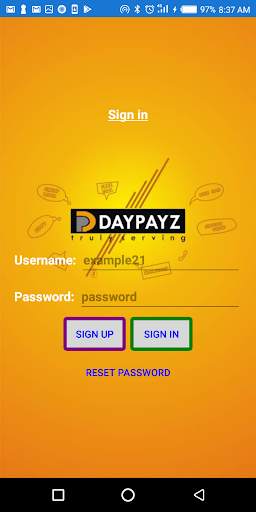 Daypayz Mobile screenshot 1