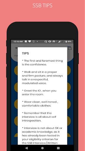 SSB Interview Preparation app screenshot 7