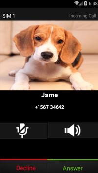 Fake Call Dog Caller screenshot 1