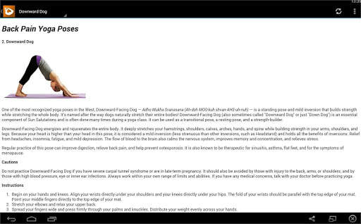 Back Pain Yoga Poses screenshot 6