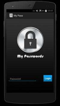 My Passwords screenshot 1