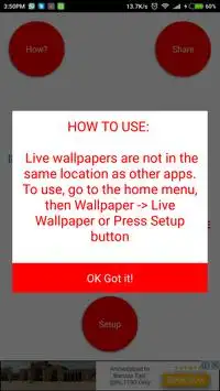 Fit Full Screen Live Wallpaper screenshot 1