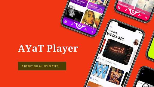 AYaT Player 🎧- A Beautiful Music Player 1 تصوير الشاشة