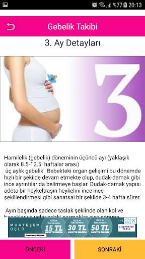 Gebelik Hamilelik Takibi 4 تصوير الشاشة