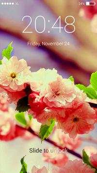 Beautiful Flower Lock Screen screenshot 1