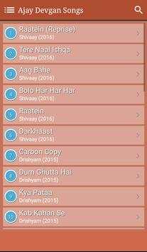 Hit Ajay Devgan's Songs Lyrics screenshot 2