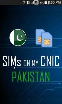 SIMs On My CNIC - Pakistan screenshot 1