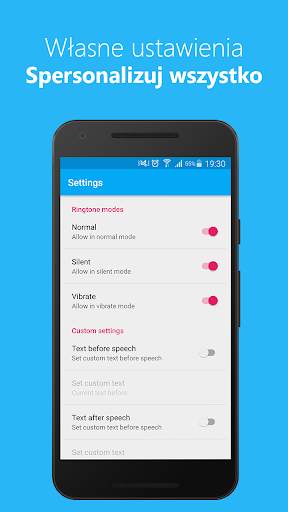 Głosowe czytanie SMS screenshot 4