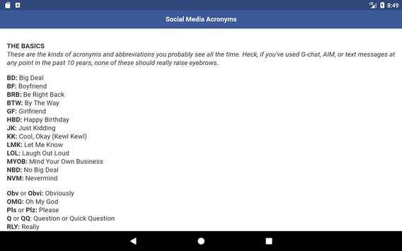 User Guide for Facebook screenshot 3