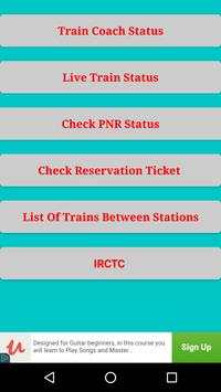 Live Train Coach Status screenshot 1