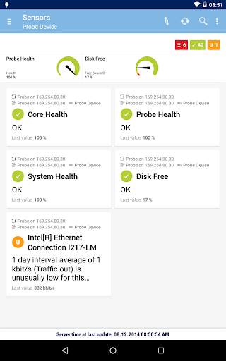 PRTG for Android screenshot 10