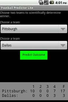 Football Predictor Lite screenshot 1