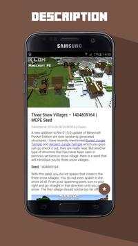 Seeds for Minecraft PE screenshot 4