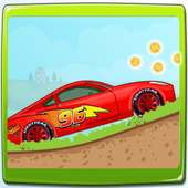 Mcqueen racing car Hill climb logo