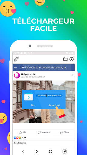 Téléchargeur de vidéo pour Facebook Sans Publicité screenshot 2