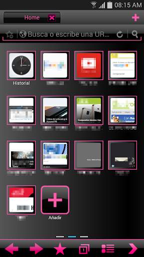 THEME PINK GLASS BOAT BROWSER screenshot 2