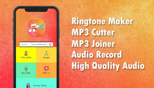 Audio MP3 Cutter and Ringtone Maker Joiner By KIBA screenshot 2