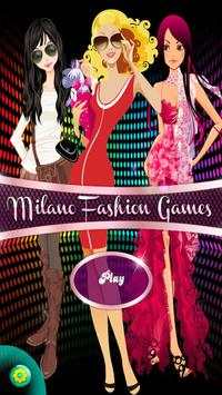 Milano Fashion Games Dress Up screenshot 1