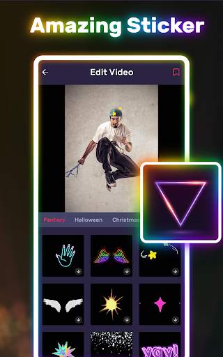 GapCut - Glowing video editor, video maker screenshot 1
