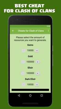 Cheats For Clash of Clans Free screenshot 2