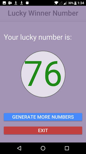 Lucky Winner Number screenshot 1