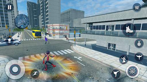 spider stickman Rope hero game screenshot 4