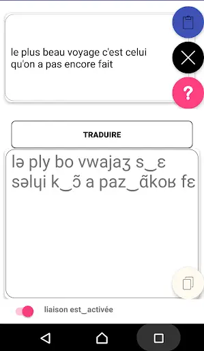 French phonetic transcription screenshot 2