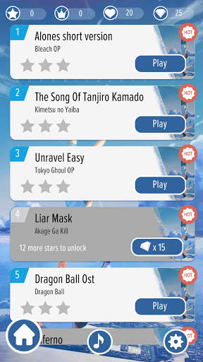 Piano Tiles Anime Music screenshot 2