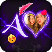 Lighting Text Photo Frame أيقونة