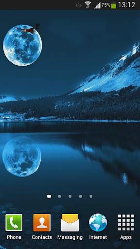 Blue Moon Live Wallpaper HD screenshot 8