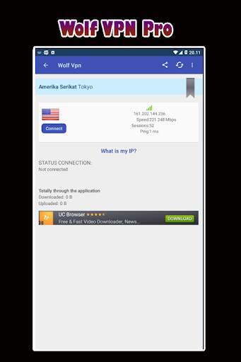 Wolf VPN Private Browser - Unlimited Proxy screenshot 1